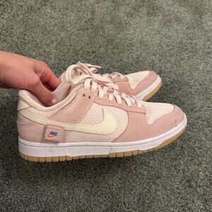 Nike Women's Blush and Cream Sneakers